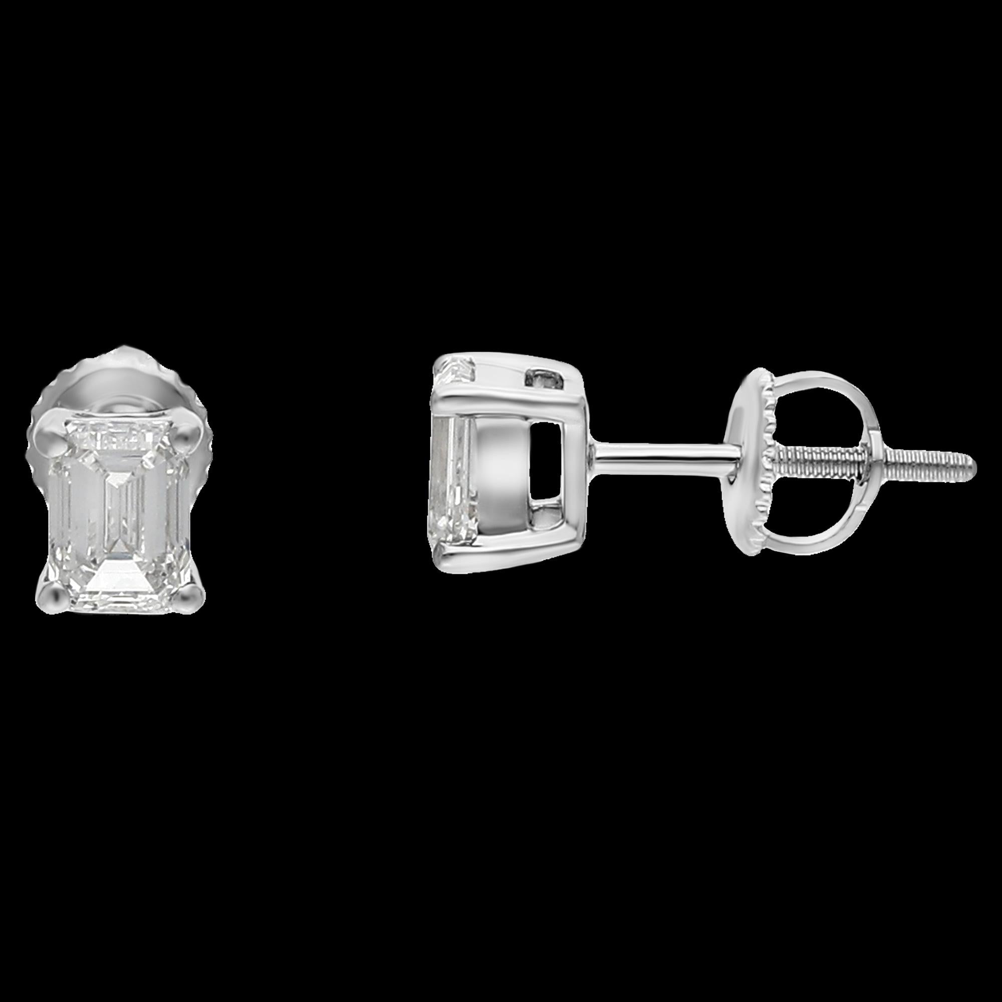 Buy Premium 1 Carat Lab-Grown Diamond Stud Earrings Online