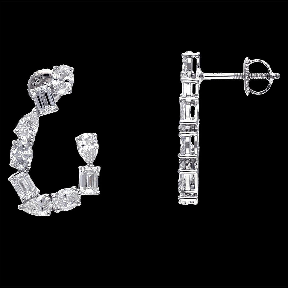 Buy 3 CT Lab-Grown Diamond Earrings 