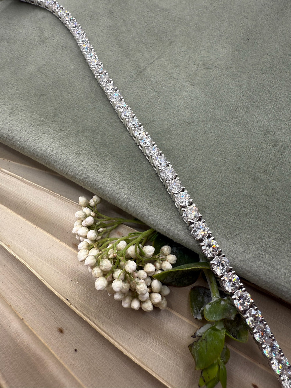 Buy White Gold Tennis Bracelet