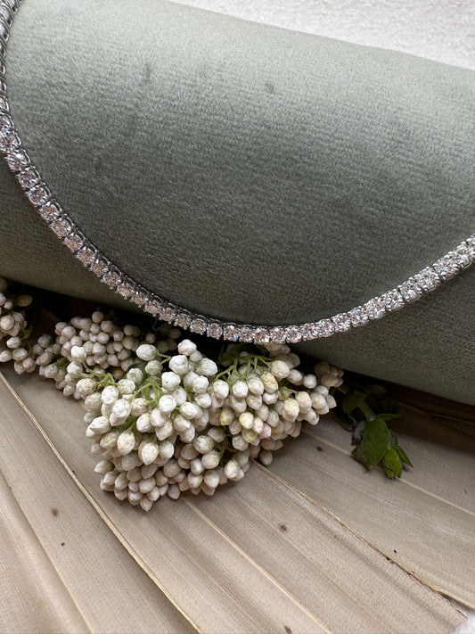 Lab Grown Tennis Necklaces