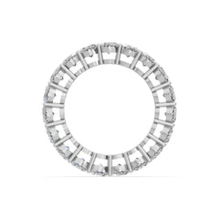 5 Carat Oval Diamond Eternity Band in 14K White or Yellow Gold | Size 4-11 (Copy)